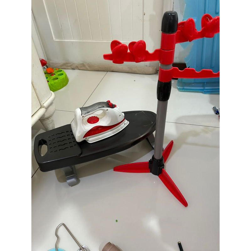 laundry iron set mainan redbox mainan setrika anak