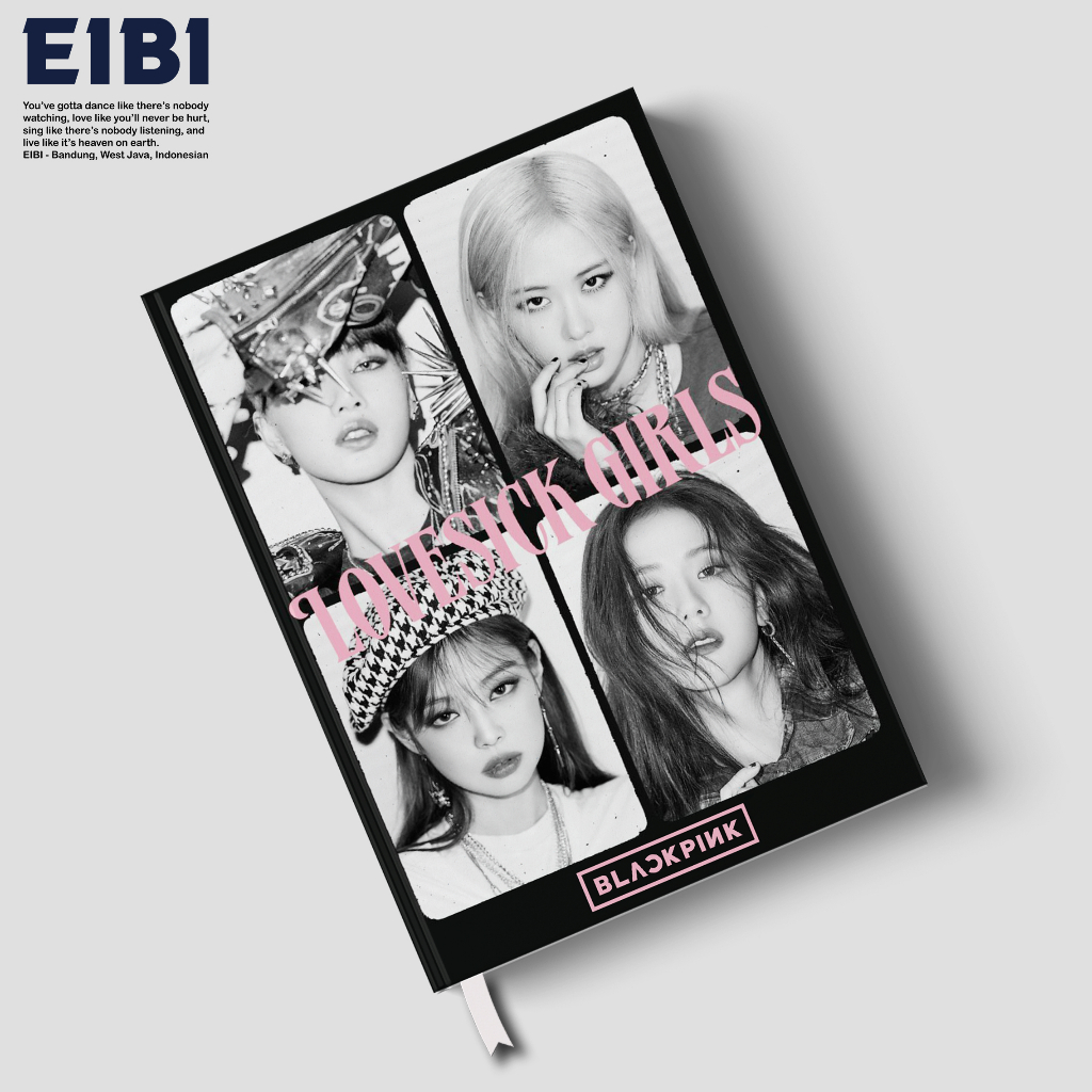 

Eibibook Buku Tulis Catatan Notebook Hardcover Blackpink Lovesick Girl