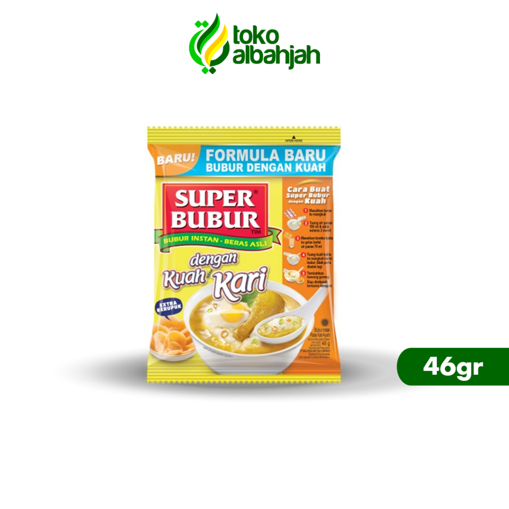 

BUBUR INSTANT SUPER BUBUR KUAH KARI 46GR