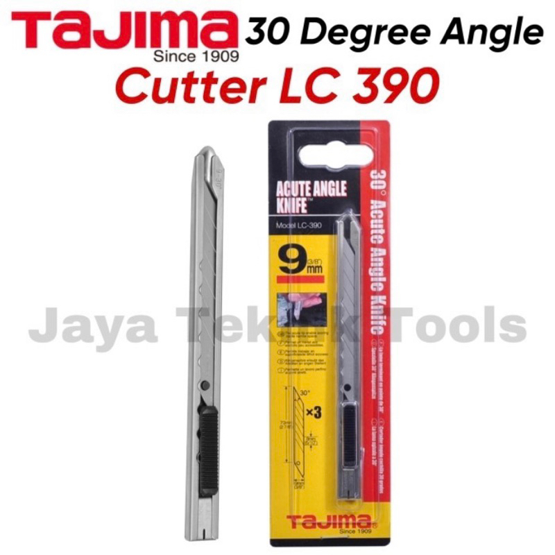 

Cutter Tajima LC 390 Acute Angle Knife Pemotong Pisau Besi Jepang