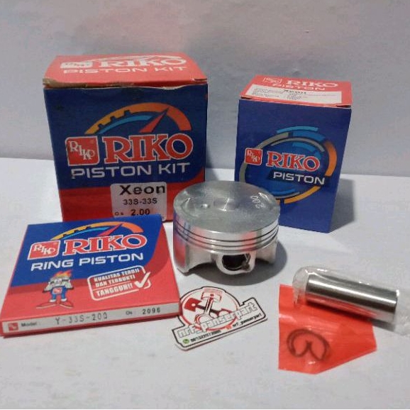 PISTON KIT SEHER SET RING YAMAHA XEON 125/XEON GT XEON RC INJEKSI FI/KARBU 44D/1LB OVER SIZE/OS STAN