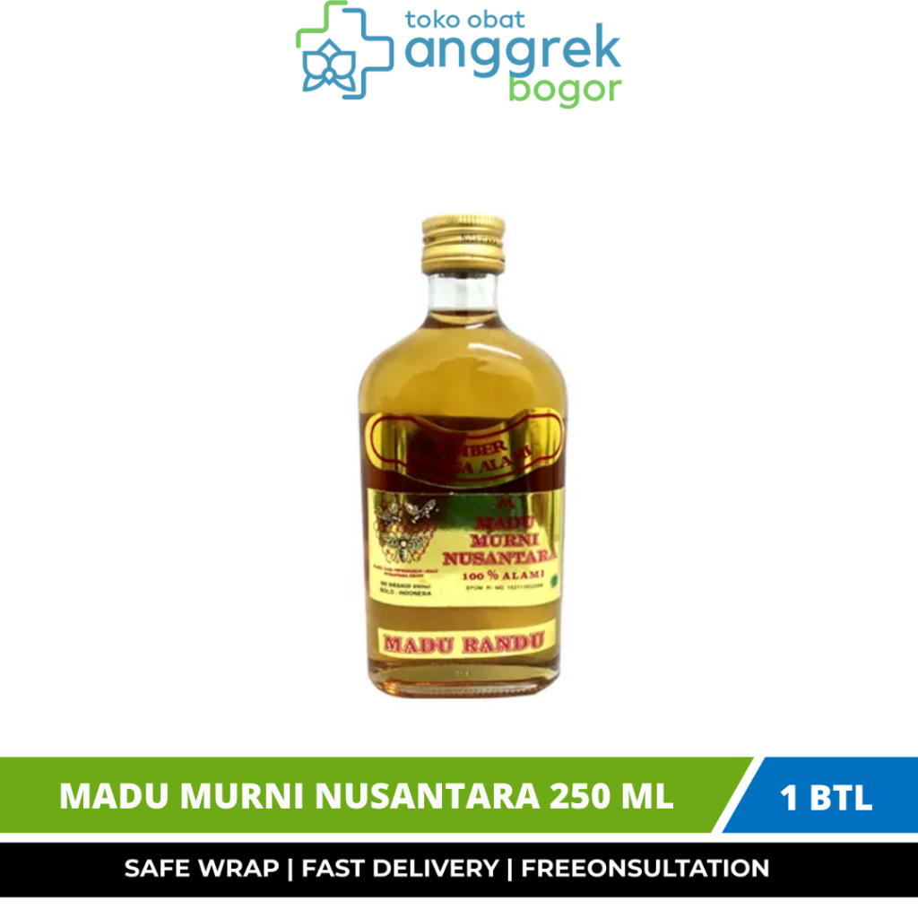 

MADU MURNI NUSANTARA 250 ML/MADU KESEHATAN/SUPLEMEN MAKANAN/PENINGKAT DAYA TAHAN TUBUH/MADU ASLI