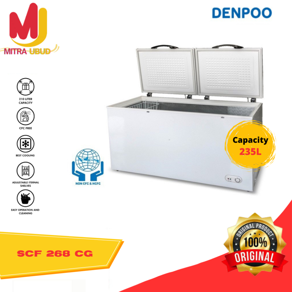 Chest Frezzer Denpoo 235Liter - SCF 268CG