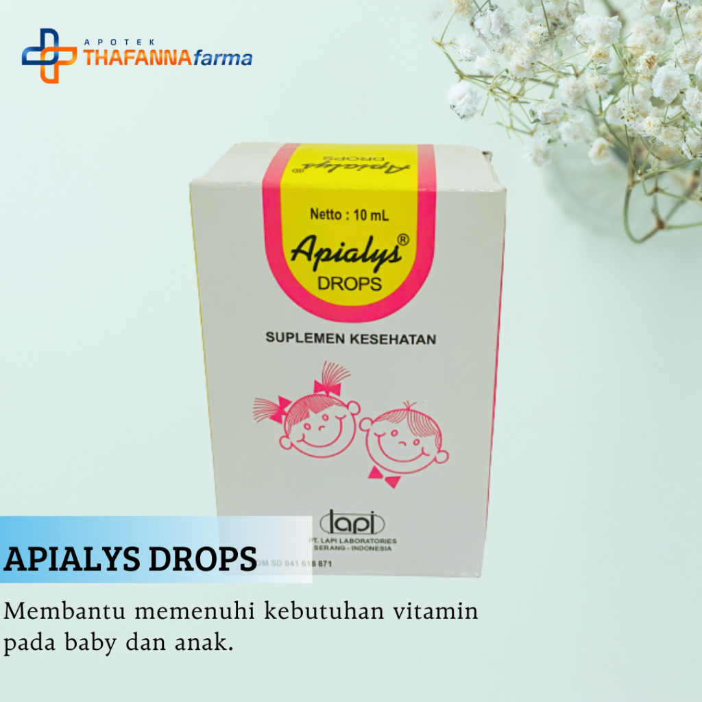 Apialys Drops Vitamin Anak Vitamin Bayi Vitamin Baby Multivitamin Baby Multivitamin Drops Kesehatan 