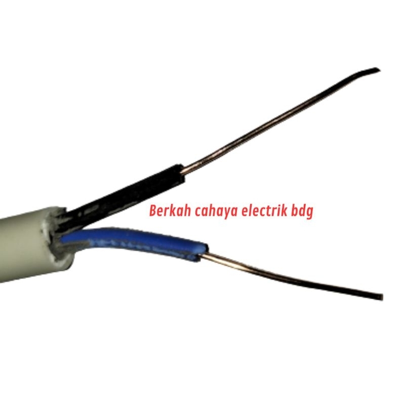 kabel NYM 2x1,5 meteran/ KABEL 2X1.5 SNI FULL TEMBAGA / KABEL KAWAT TEMBAGA MURNI / KABEL NYM TEMBAG