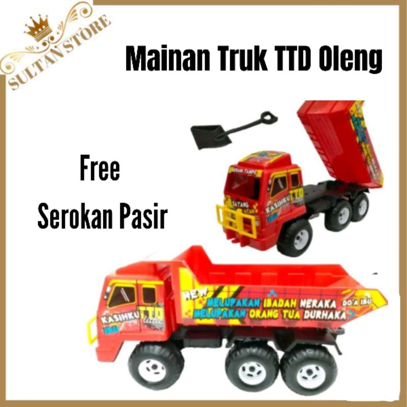Mainan Truk Oleng Truk pasir Truk plastik TTD Oleng