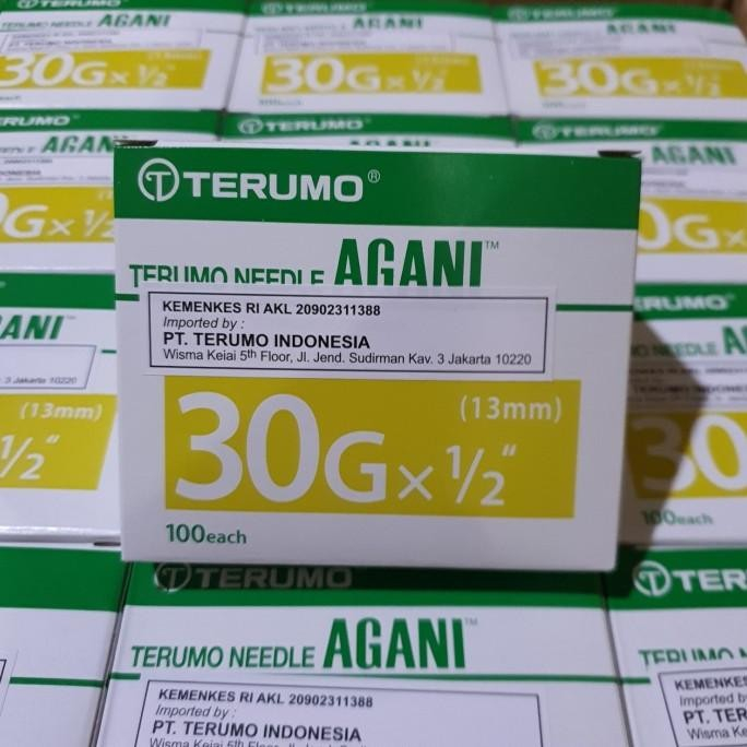 Needle Terumo 30G Agani / Jarum Terumo 30G Agani / Jarum Terumo 30G