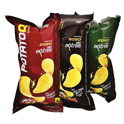 

Potato Q Chips Keripik Kentang 1 Pack Isi 10 pcs @28gr