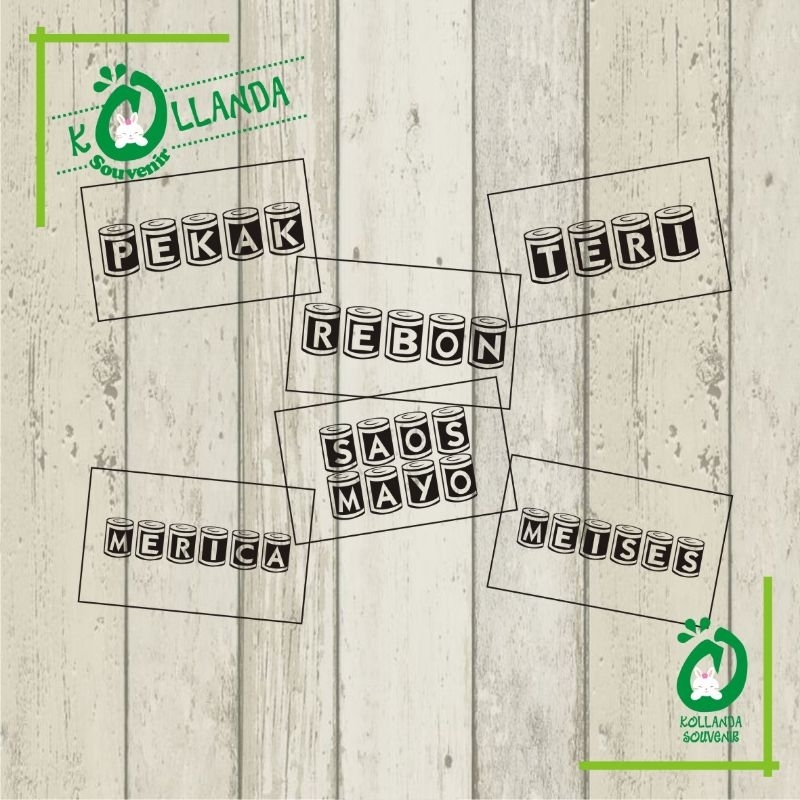 STIKER/LABEL BUMBU DAPUR