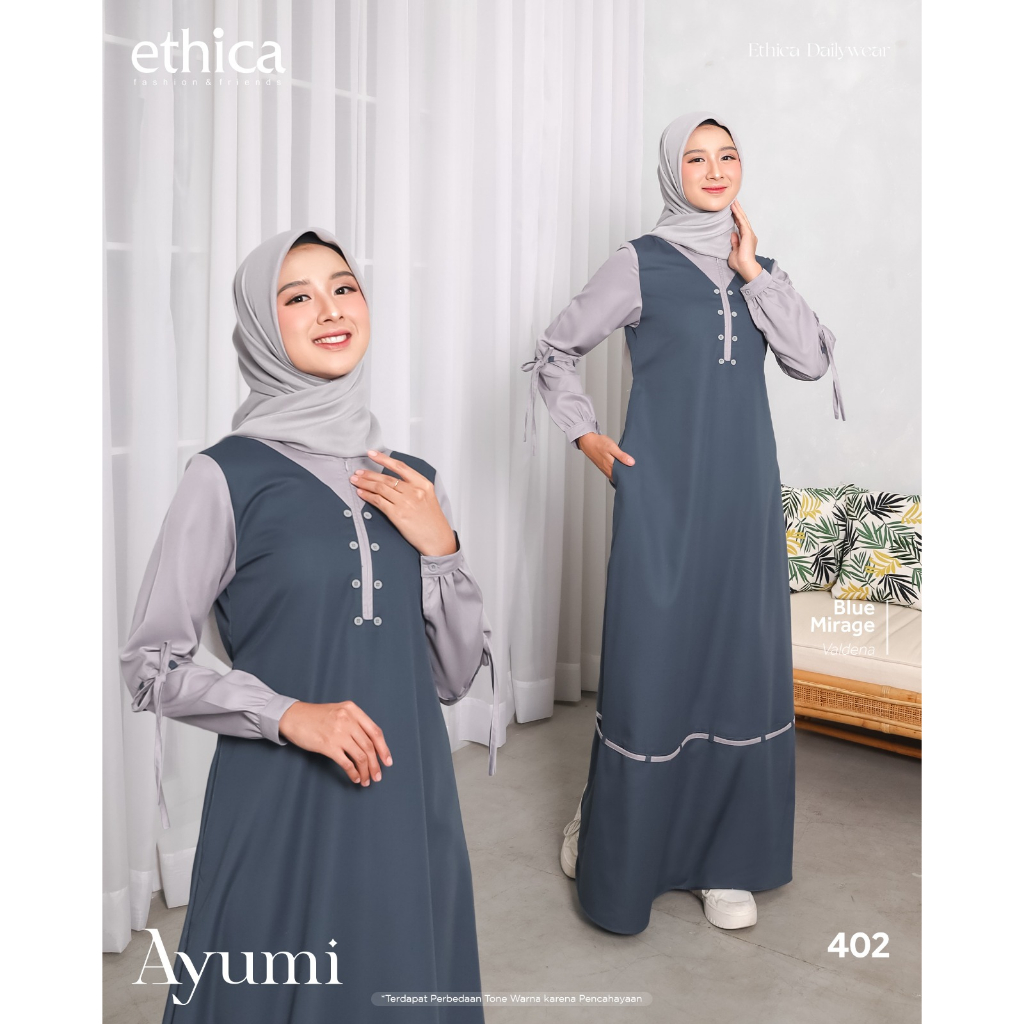 BAJU GAMIS AYUMI 402 BY ETHICA