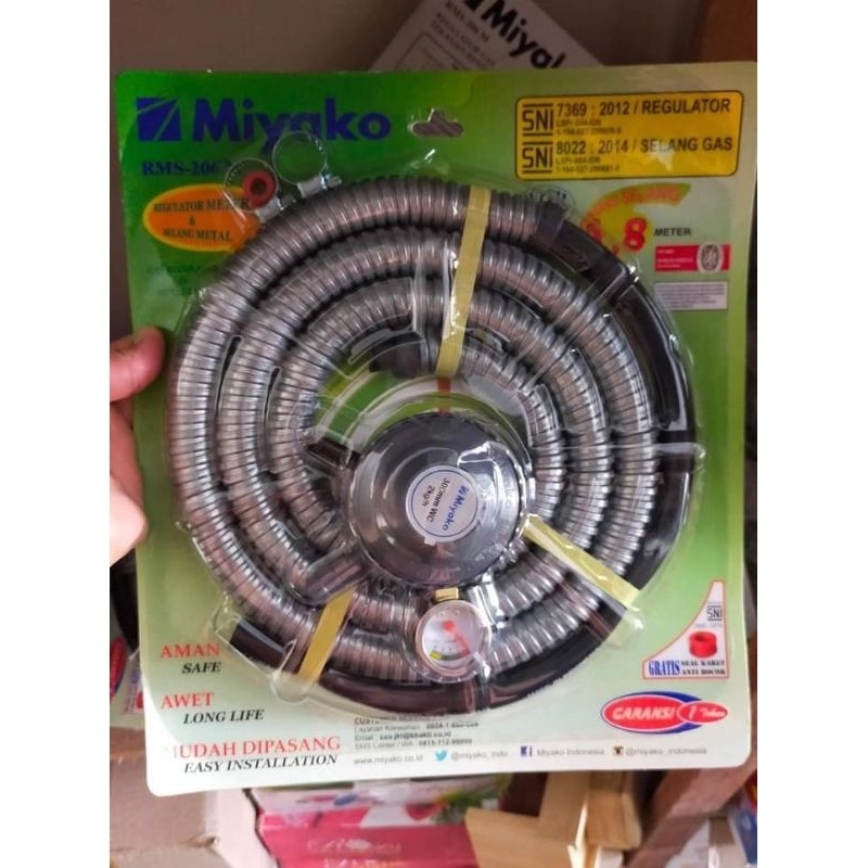 SELANG GAS MIYAKO/REGULATOR/MIYAKO