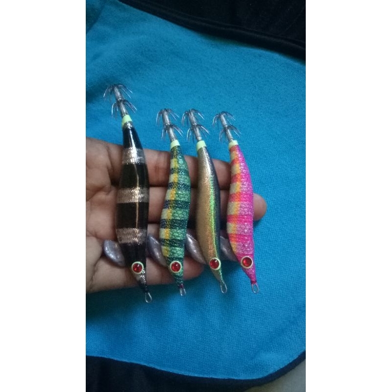 Egi Handmad Bali Umpan Squid Jig Kayu