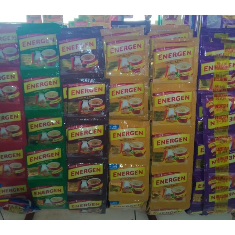 

aneka Energen Renteng isi 10 pcs champion