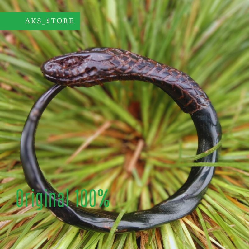 GELANG AKAR BAHAR ukir ular derik