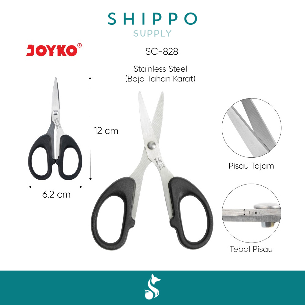 

Shippo Supply - Joyko Gunting SC-828 / Gunting Kertas Kecil / Scissors