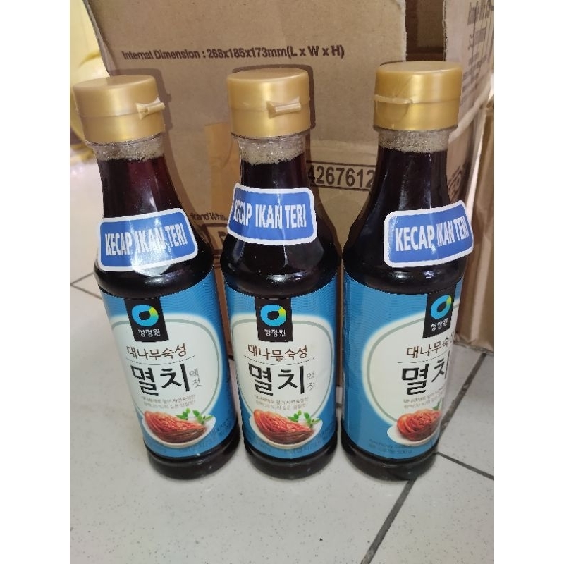 

CHUNGJUNGONE ANCHOVY SAUCE KECAP IKAN KOREA 500GR