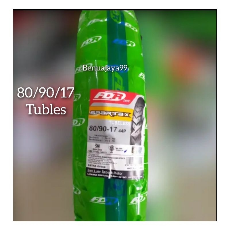 BAN LUAR TUBLES FDR 80/90/17 SPARTAX
