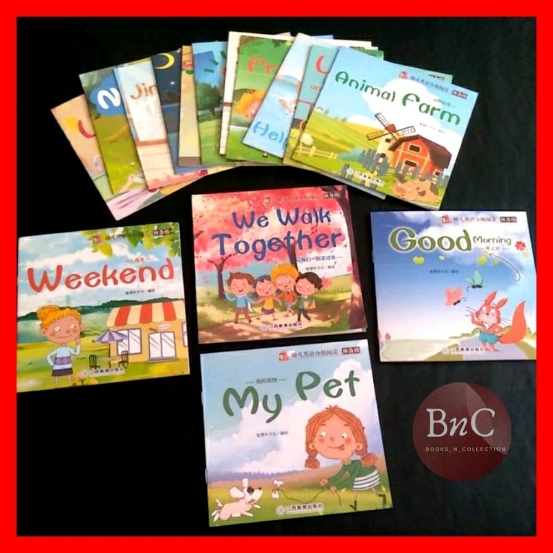 Buku cerita untuk anak TK preloved bahasa inggris