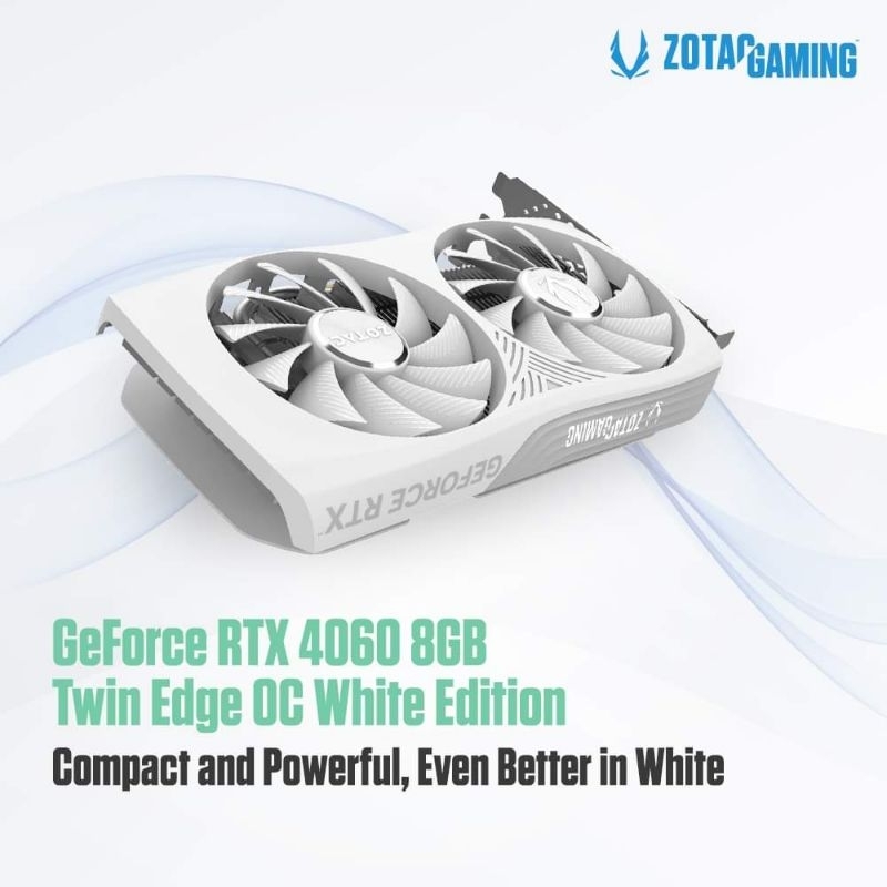 ZOTAC RTX 4060 TWIN EDGE OC WHITE 8G D6