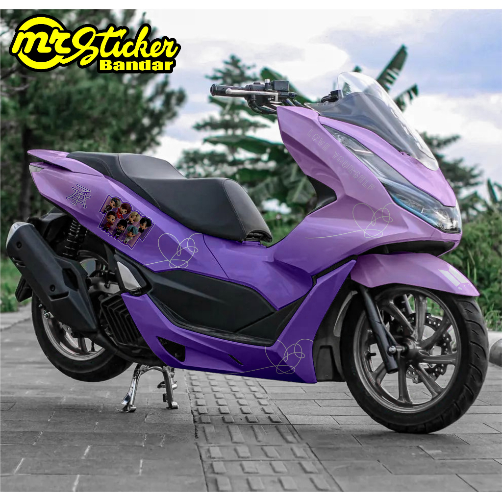 Sticker PCX Full Body Decal PCX Full Blok Stiker PCX 150 Stiker PCX 160 tiny tan