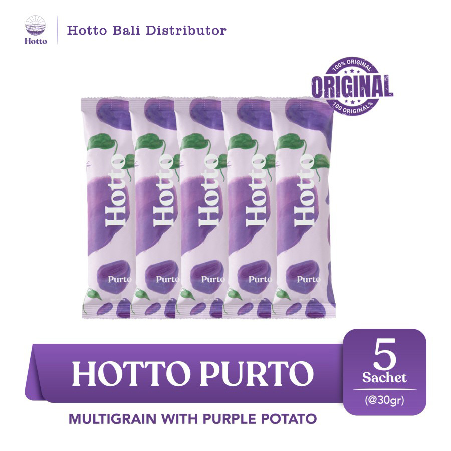 

Hotto Purto Oat 5 Sachets Superfood Multigrain Official Bali Distributor