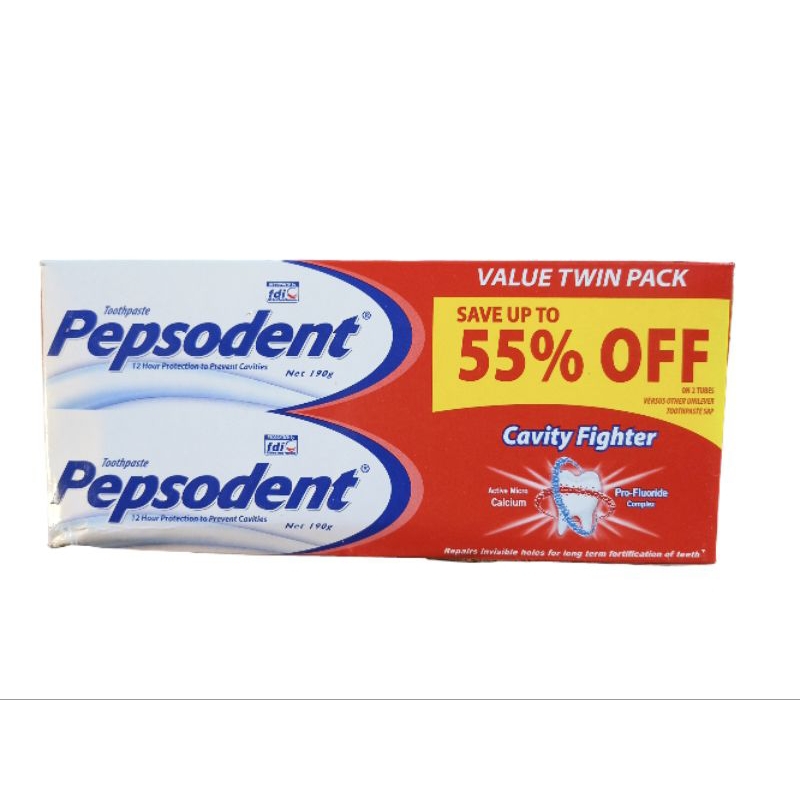 Pepsodent cavity fighter 190 x 2 pcs