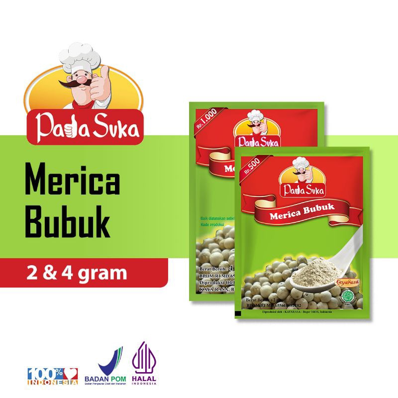 

PADASUKA MERICA BUBUK 2GR & 4GR