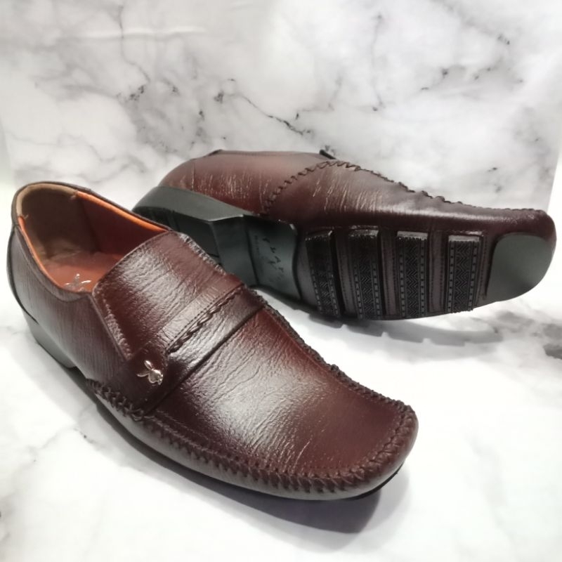 Sepatu Pantofel Pria Kulit Asli / Sepatu Pantofel Formal Pria / Playboy / Sepatu Kerja Pria