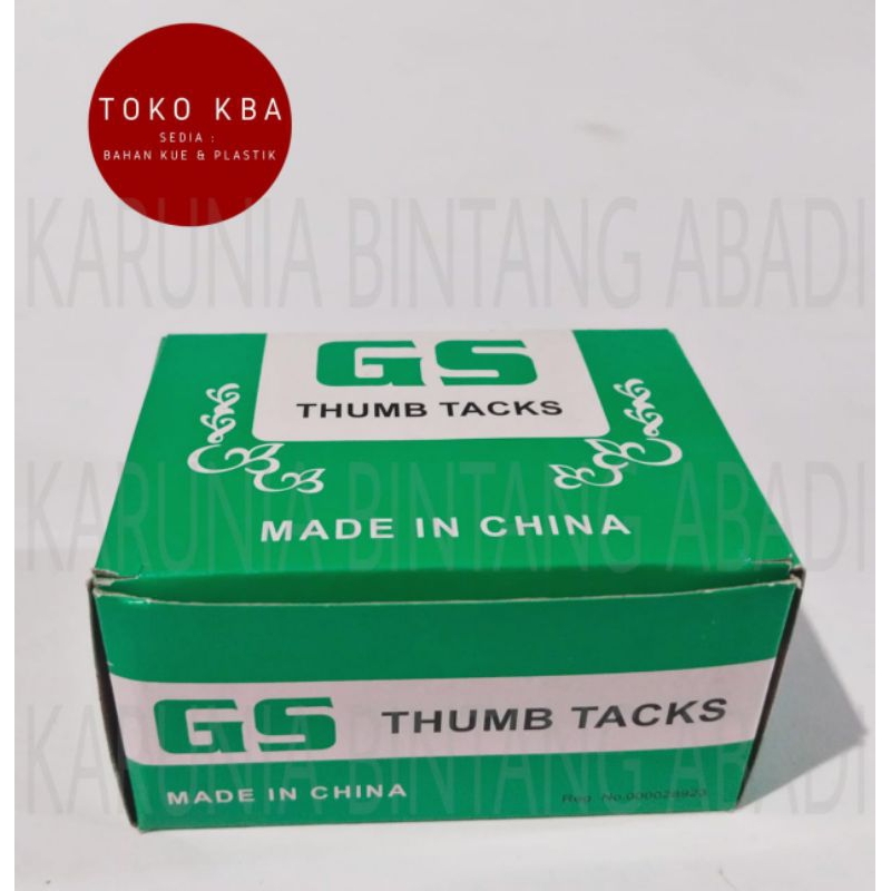 

GS Thumb Tacks Paku Payung Pines 1 Pack kotak kecil