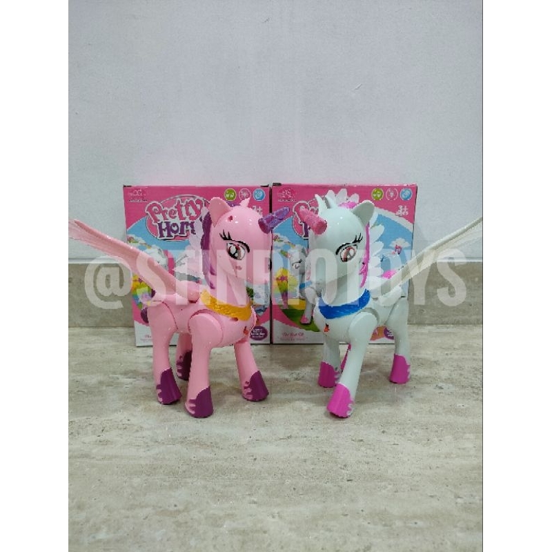 Mainan Anak Pretty Horse Lampu Musik