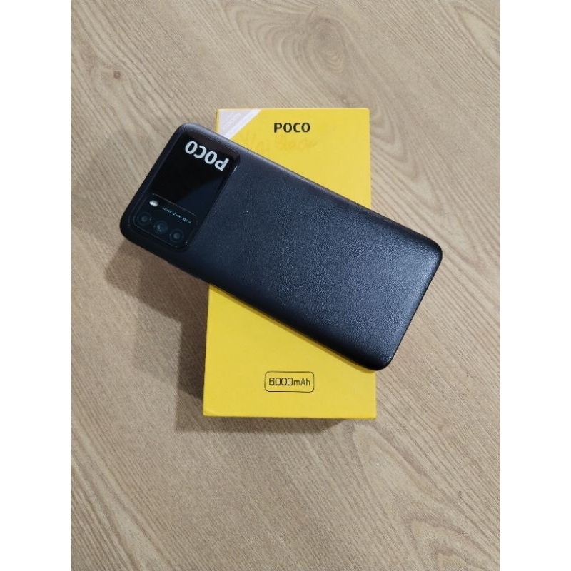 POCO M3 RAM 4/64 FULLSET ORIGINAL SECOND BEKAS