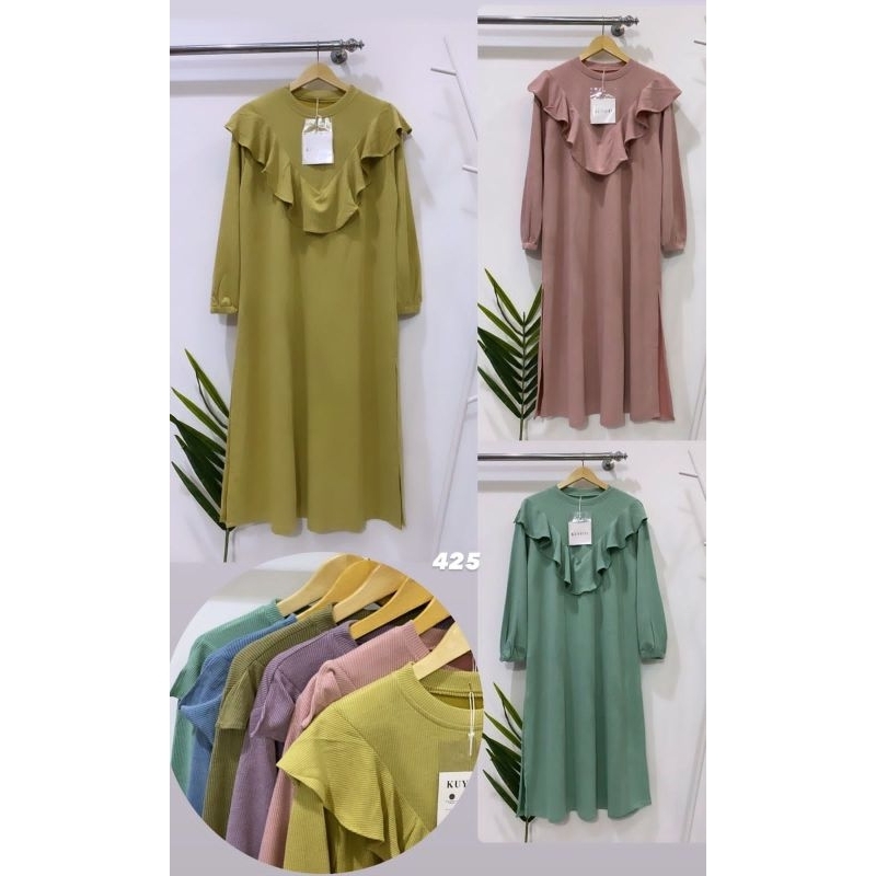 Kuyifei 425//midi KUYIFEI//Tunik rajut//Dress rajut premium//Dress rajut//Tunik rajut jumbo//Dress j