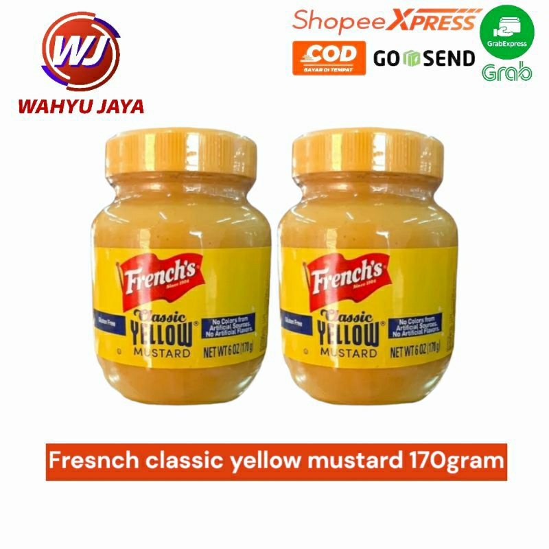 

fresnch's classic yellow mustard 170gram