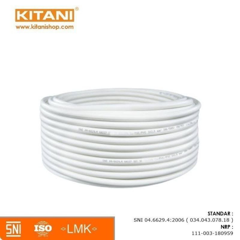 KABEL NYM KITANI 3×4Mm/KABEL SLING 3×4Mm MEREK KITANI SNI,LMK.
