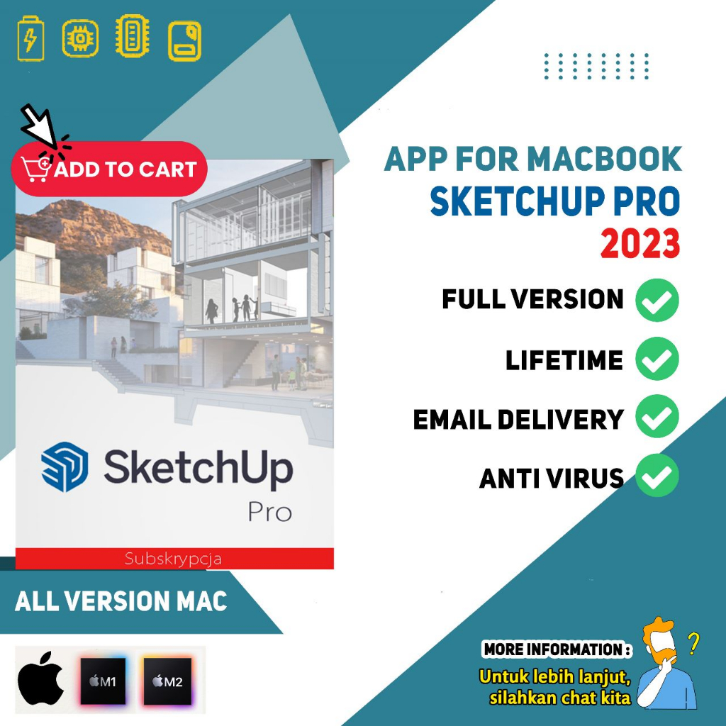 Sketchup Pro 2023 For [Mac/Macbook] Lifetime