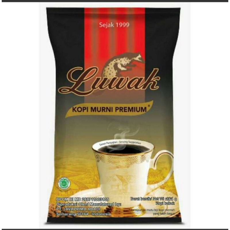 

Kopi Hitam Luwak Premium kemasan 6,5 gr/120 gr