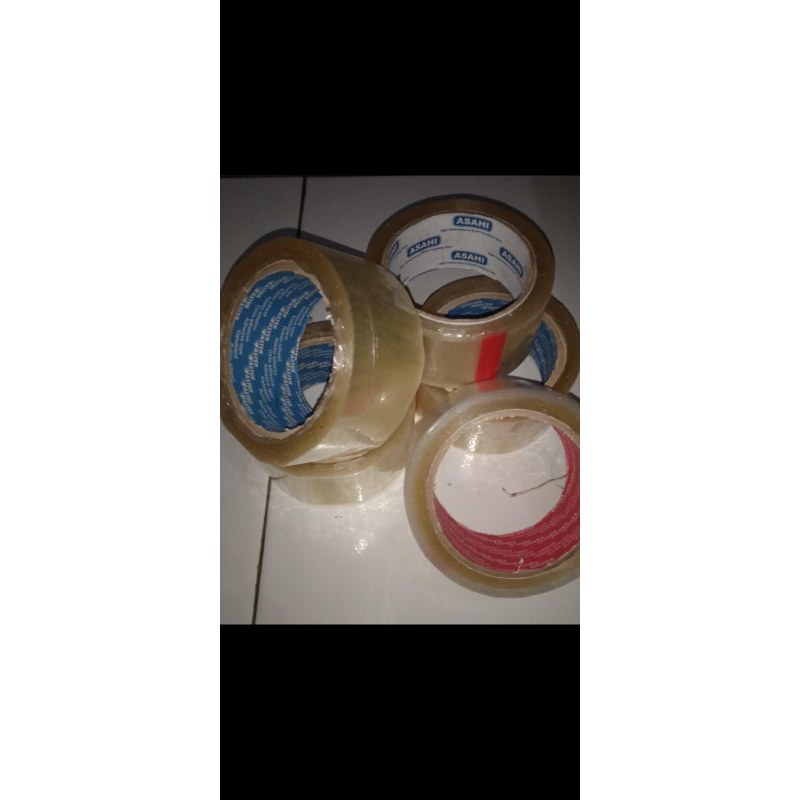 

lakban bening & coklat