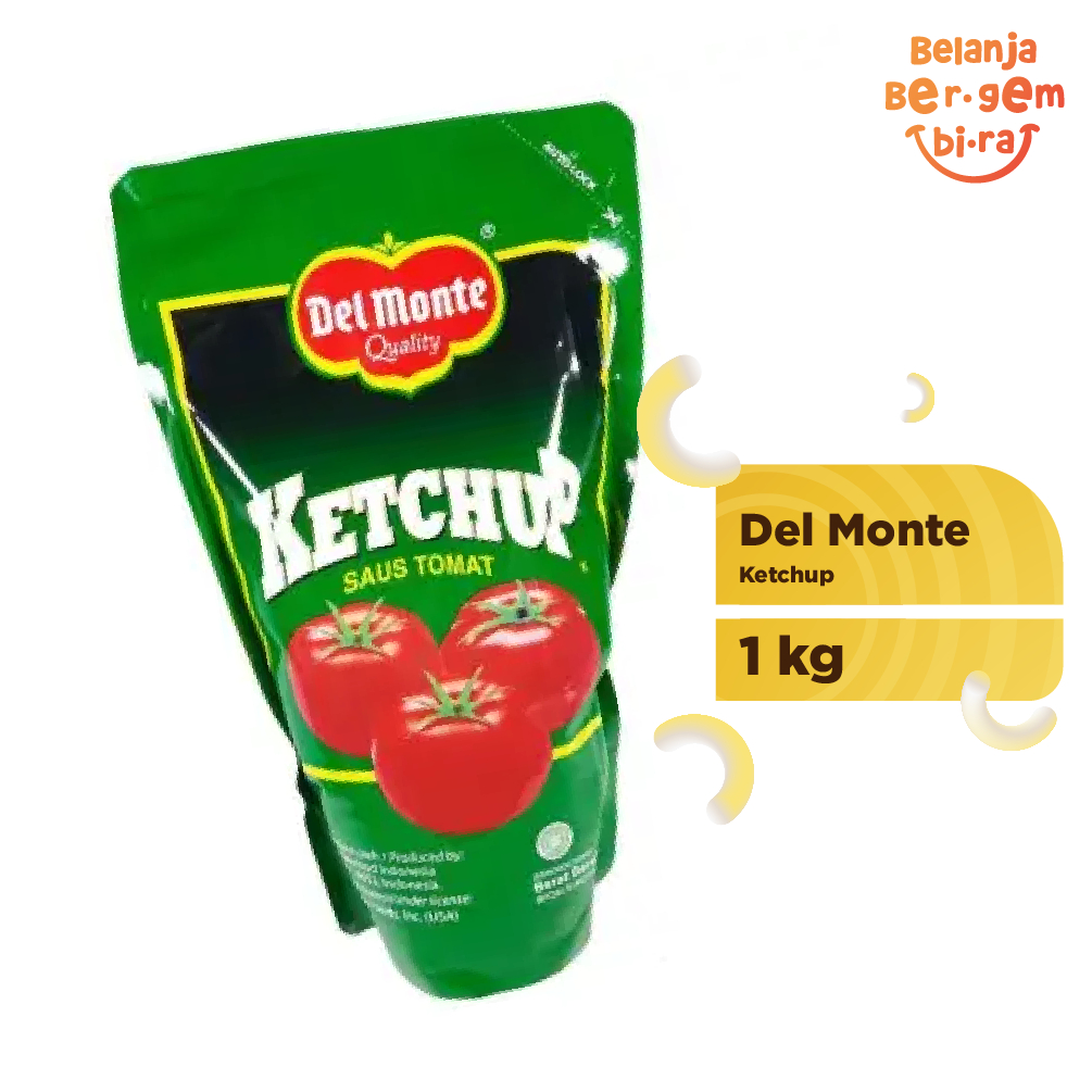 

DEL MONTE KETCHUP SAUS TOMAT POUCH 1000GR