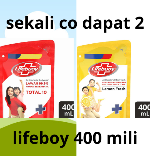 Lifebuoy Sabun Mandi Cair  400Ml