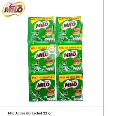 

Milo active go sachet