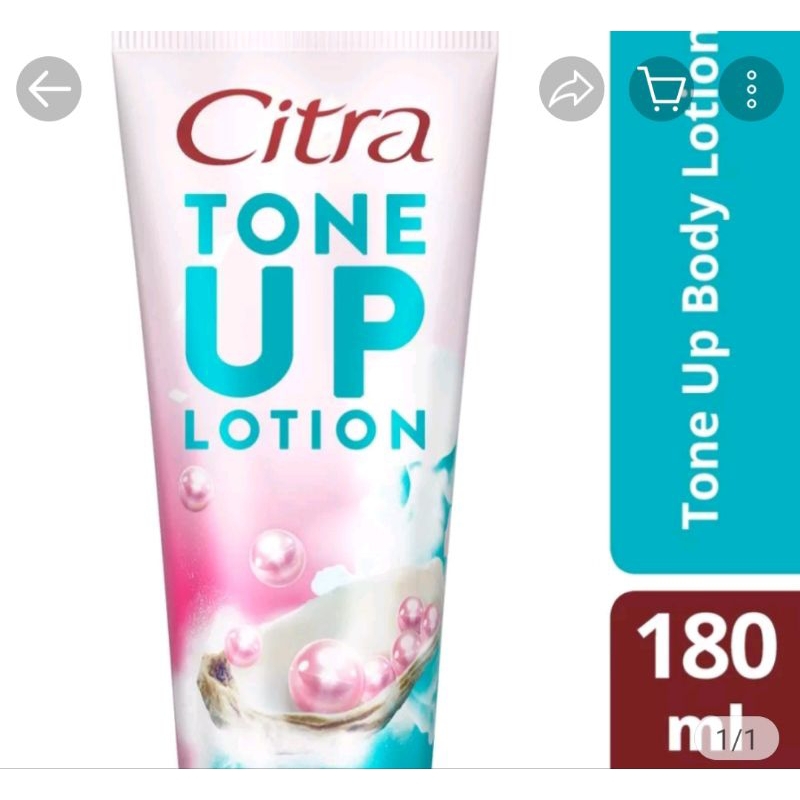 CiTRA PEARLY GLOW UV TONE UP LOTION 180ml