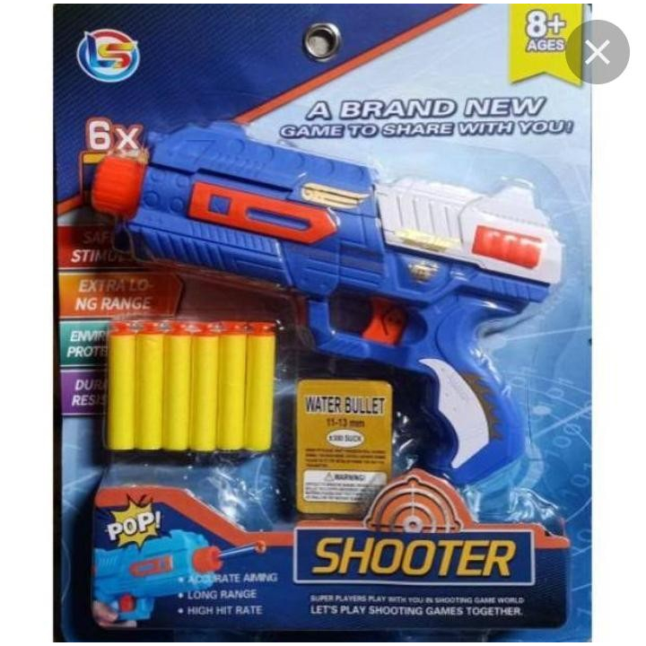 MAINAN TEMBAK BUSA SHOOTER / MAINAN TEMBAK KACA LG 5 BLASTING WATER