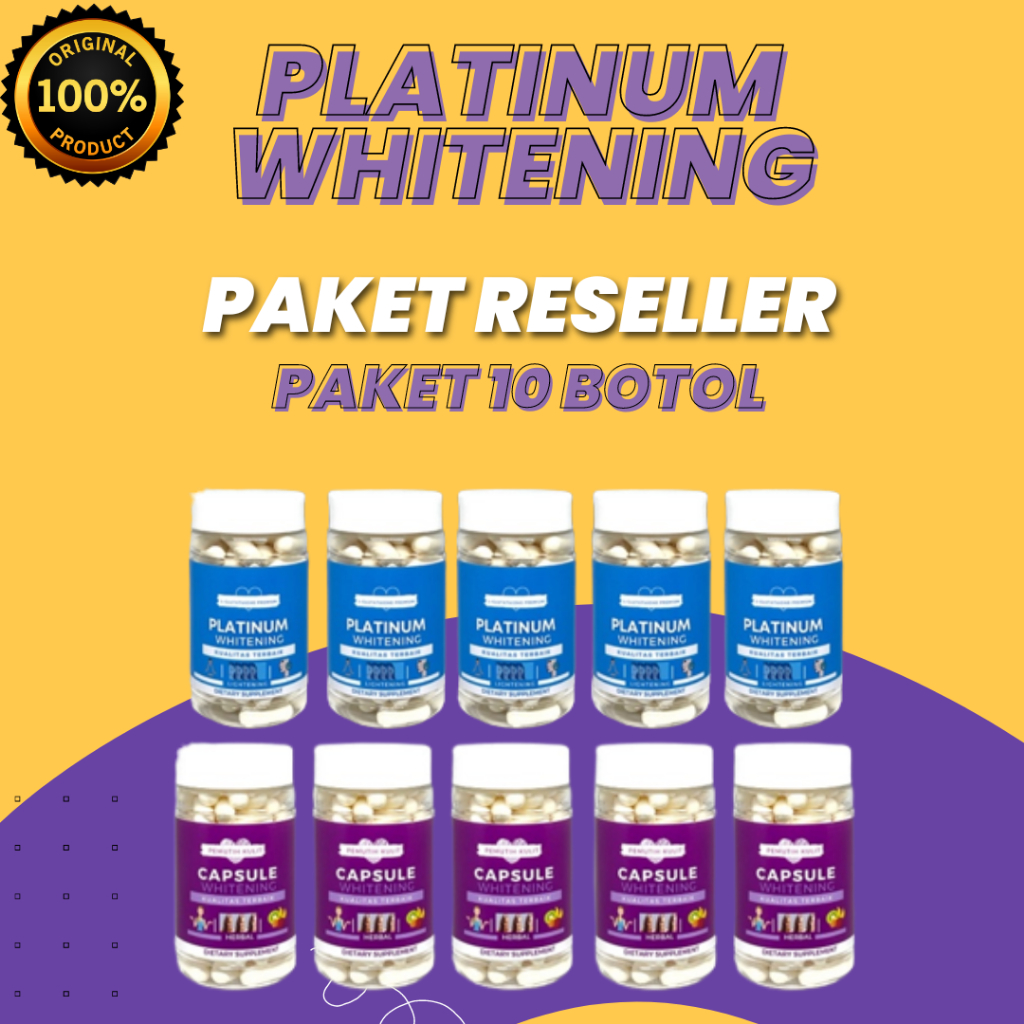 PEMUTIH BADAN COLLAGEN INFUS WHITENING PAKET RESELLER GLUTATHIONE | PIL PEMUTIH BADAN | PIL PEMUTIH 