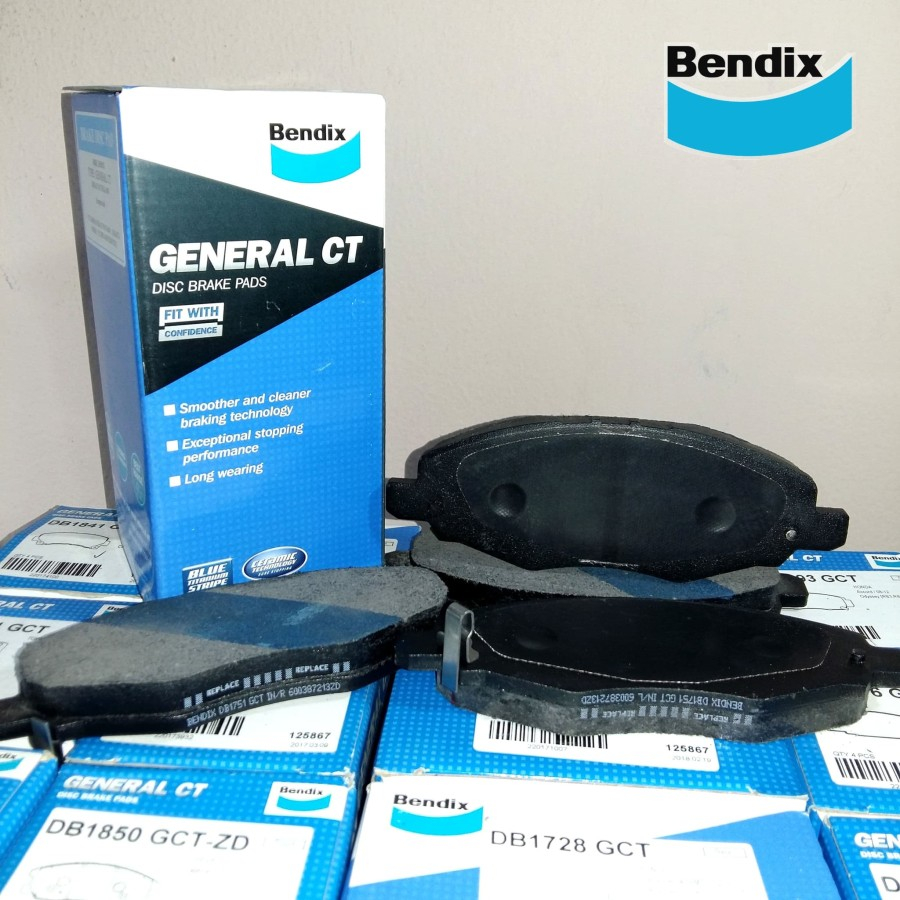 BENDIX Kampas Rem Depan Toyota Innova, Grand Innova 2004-2015 Jamin Asli BENDIX GCT