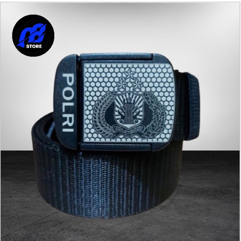 SABUK TACTICAL POLRI IKAT PINGGANG TACTICAL POLRI KEPALA MOTIF