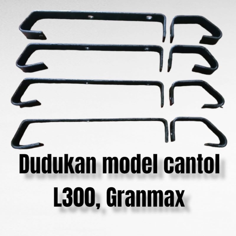 Pangkon Bracket Dudukan Wheeldop Bahan Besi Untuk Mobil Pickup Ring 14 Seperti L300,dll Model Cantol