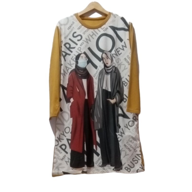 DASTER SUPER JUMBO BAHAN BEBYTERI MOTIP SABLON HIJAB CANTIK KEKINIAN