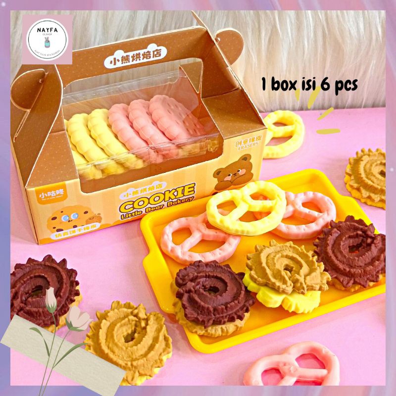 

Penghapus Kue Kering Kode XGD-6062 Eraser Setip Cookies