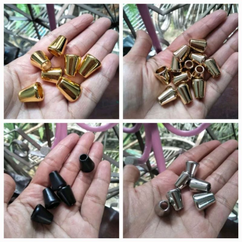 STOPPER BELL LOBI BESI BANDUL UJUNG TALI SWEATER JAKET CROOM