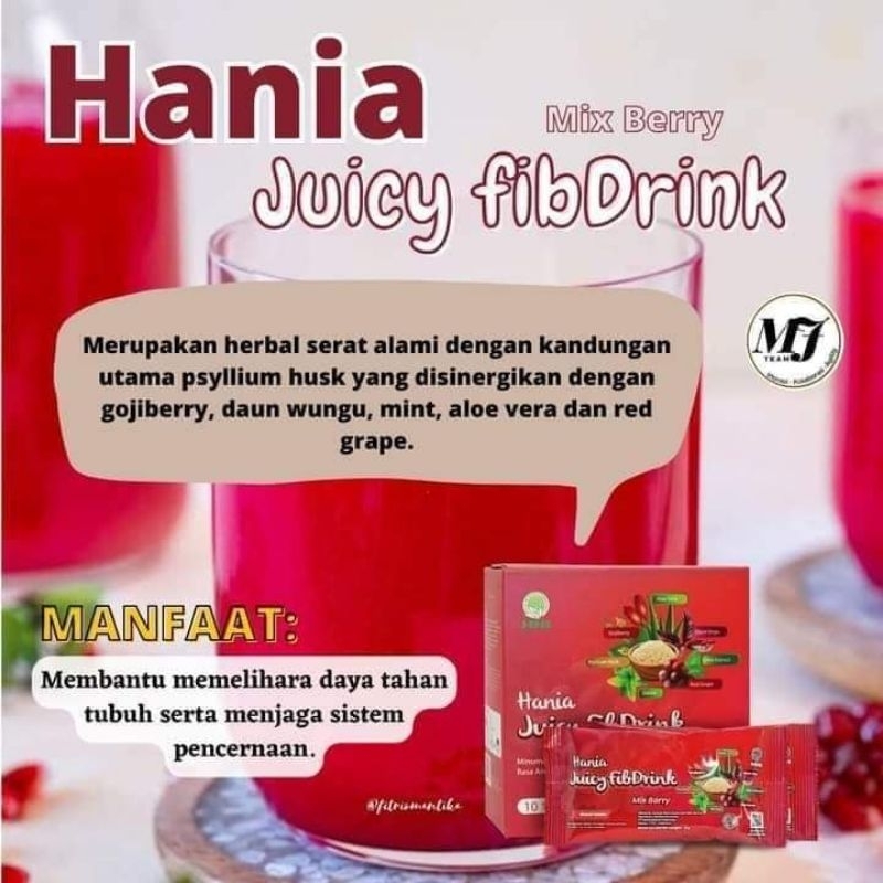 

HANIA JUICY FIBDRINK